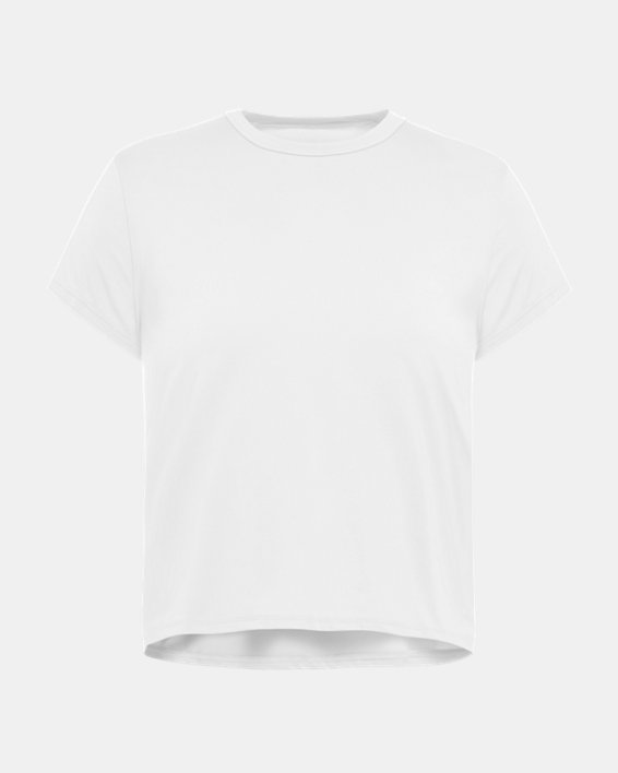 Women's UA Knockout T-Shirt, White, pdpMainDesktop image number 4